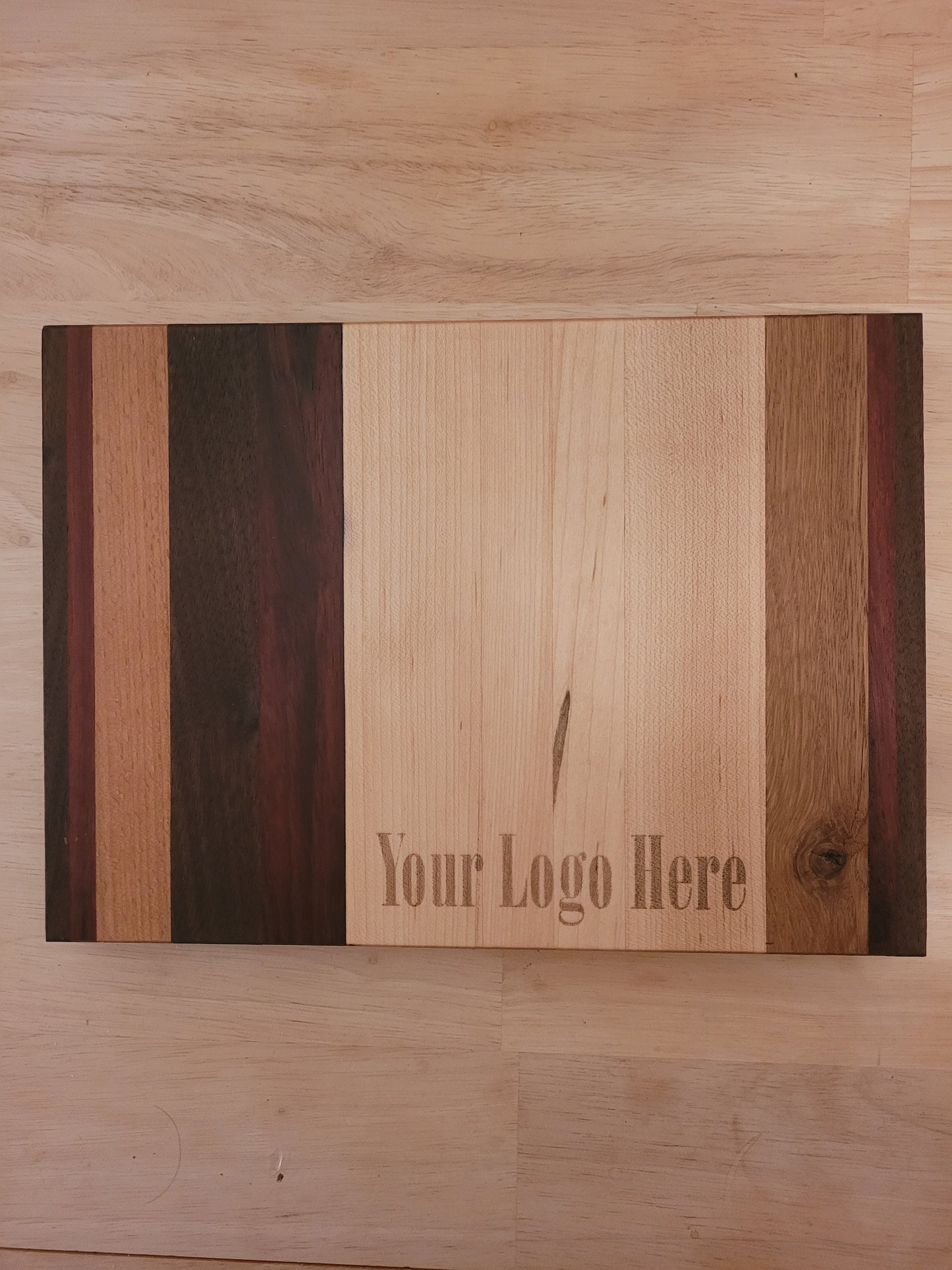 Hardwood edge grain board