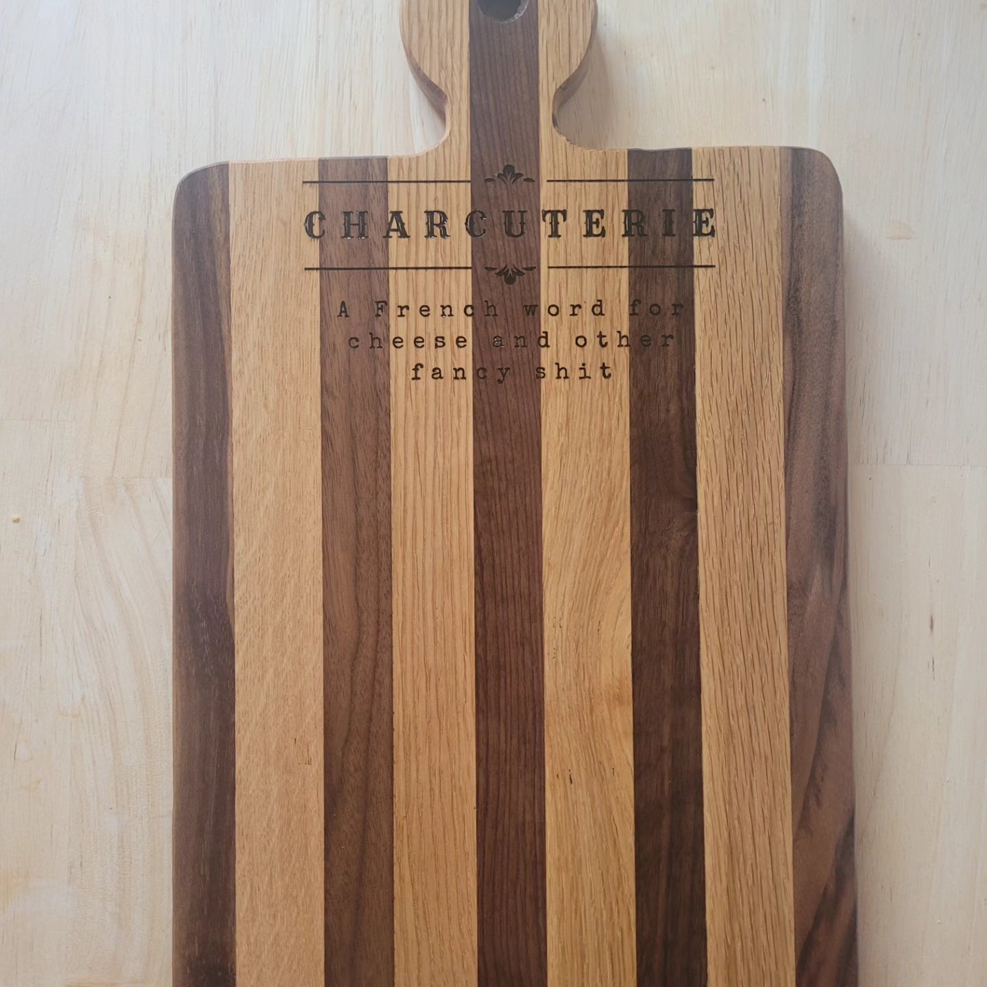 Walnut and Oak charcuterie